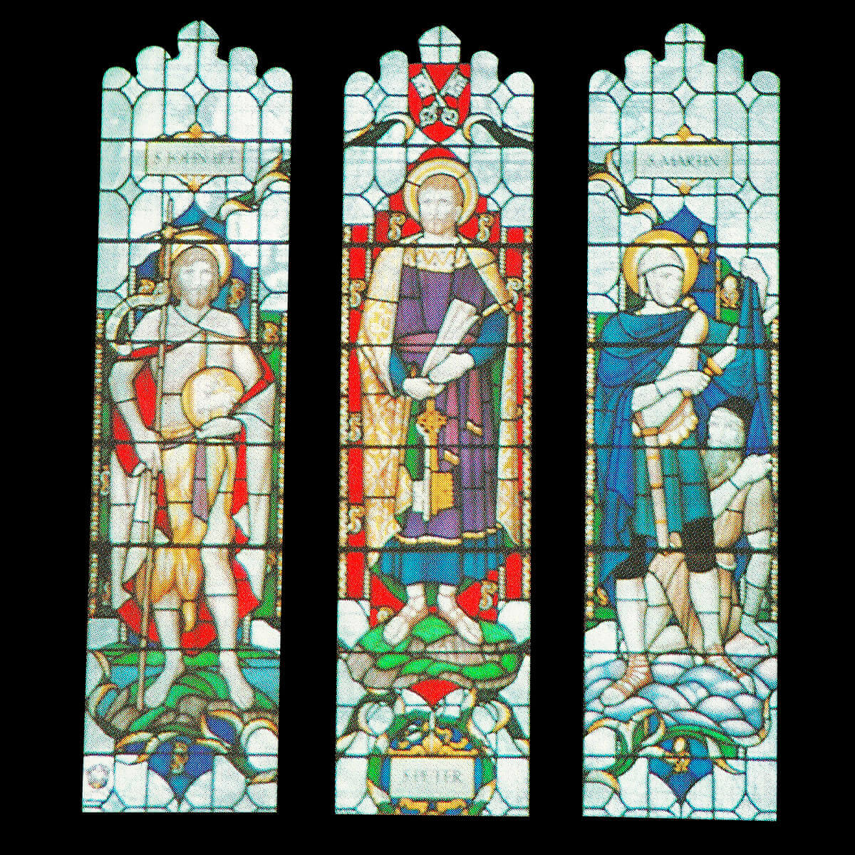 St John St Peter and St Martin Windows East Wall